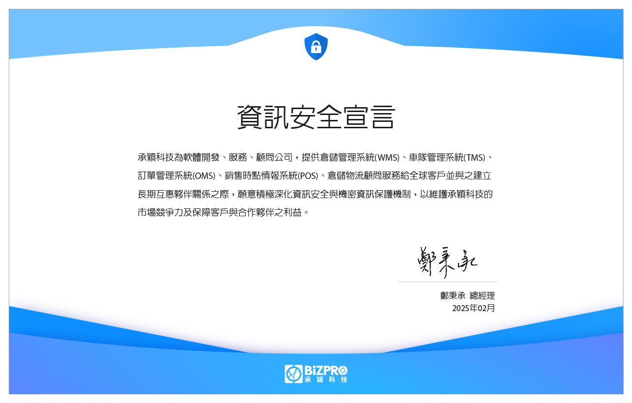 BiZPRO security
